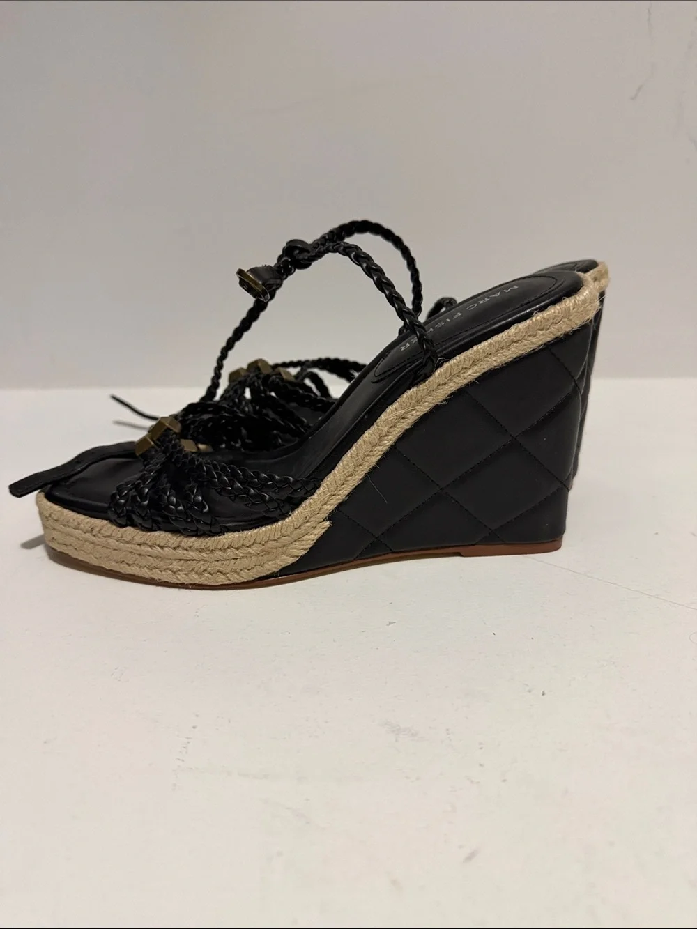 Marc Fisher braided leather